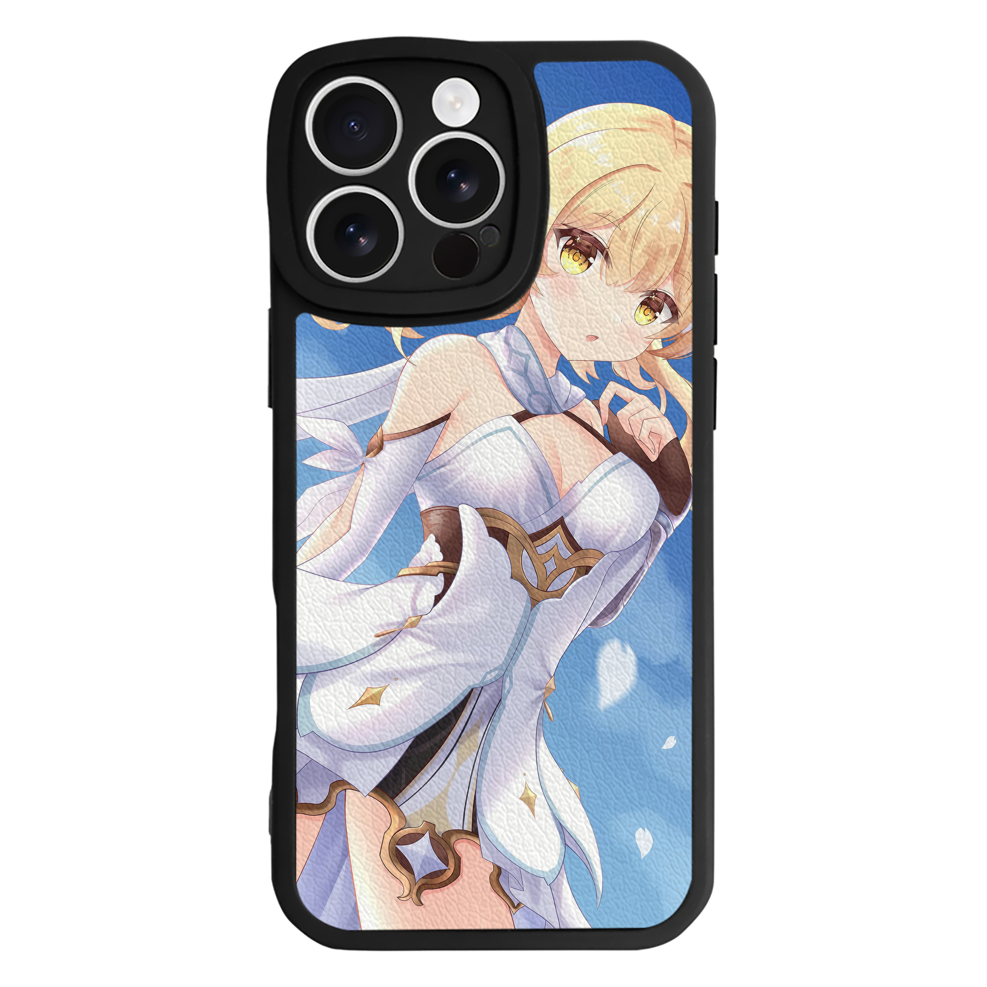 げんし神 genshin 【iPhone 16シリーズ対応】シリコンスマホケース（レザー調） 材質：シリコン